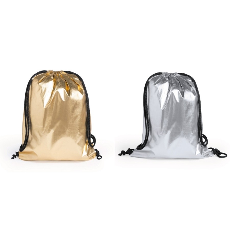 Mochilas saquito metalizadas