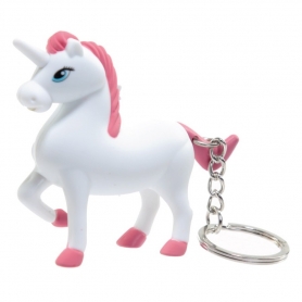 Llavero de unicornio con led