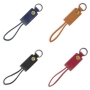 Llaveros de polipiel con cable conector
