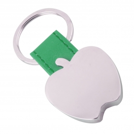 Llavero metálico manzana