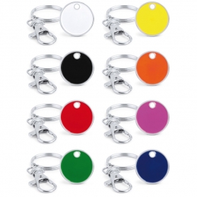 Llavero moneda metálico