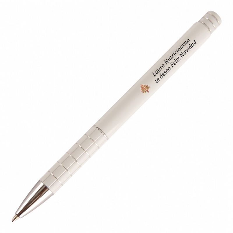 Bolígrafo blanco para navidad