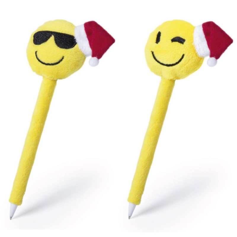 Bolígrafo emoticonos navideños