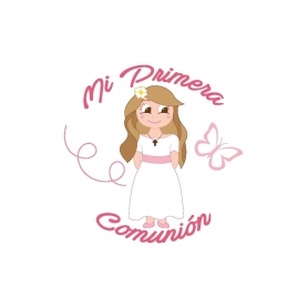 Petaca para comunión de niña
