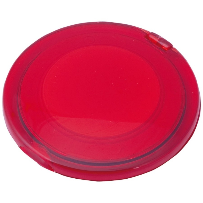 Espejo doble plegable rojo