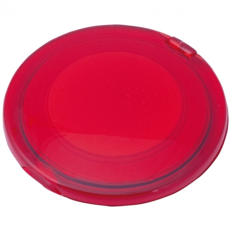 Espejo doble plegable rojo