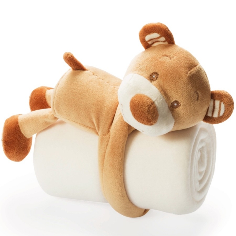 Manta con osito de peluche