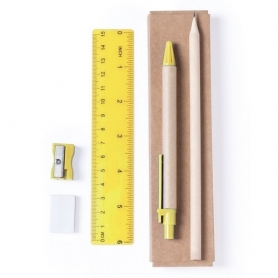 Set de escritura reciclado