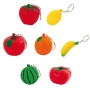 Llaveros en formas de frutas