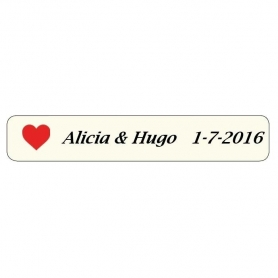 Abanico personalizado para detalles de boda invitados