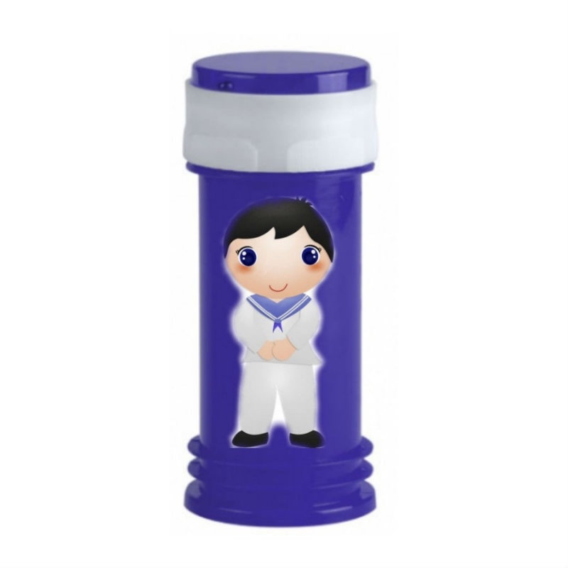 Pompero sin jabón de comunión niño