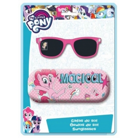 Gafas de sol y funda de little pony